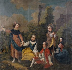 A Society in the Park by Unbekannt Unbekannt